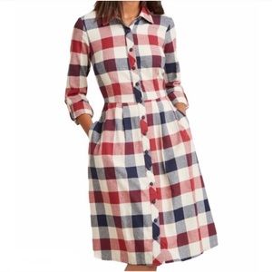 ModCloth Plaid Flannel Dress